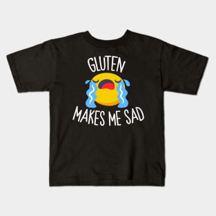 Gluten Makes Me Sad Kids T-Shirt